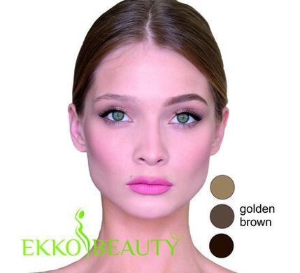 Купить Хна для бровей Golden Brown Ekko Beauty за 309 грн, фото - VISAGE