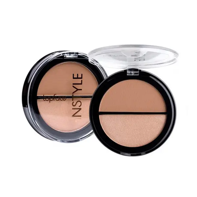 Купить Контур-Хайлайтер TopFace Instyle - Contour & Highlighter 002, 10 г за 255 грн, фото - VISAGE