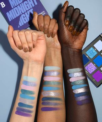 Купить Палетка теней для век Midnight 9 Colour Palette Beauty Bay за 490 грн, фото - VISAGE