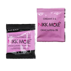 Купить Краска Nikk Mole саше 5 гр + окислитель Иссиня черный за 60 грн, фото - VISAGE