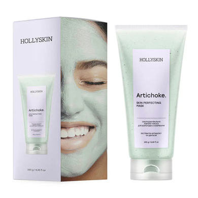 Купити Охолоджуюча ліфтинг маска для обличчя Hollyskin Artichoke Skin Perfecting Mask для боротьби з набряками за 490 грн, фото - VISAGE