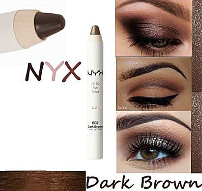 Купить Карандаш для глаз 602 Dark Brown Jumbo Eye Pencil Nyx за 145 грн, фото - VISAGE