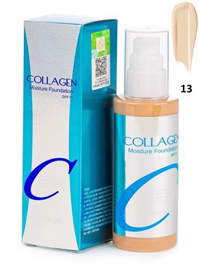 Купити Тональний крем № 13 Collagen Moisture Foundation SPF 15 100g Enough за 235 грн, фото - VISAGE