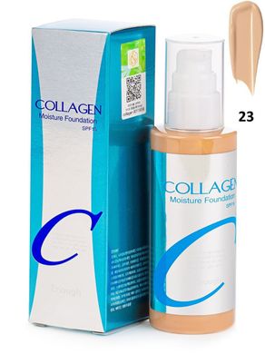 Купити Тональний крем № 23 Collagen Moisture Foundation SPF 15 100g Enough за 149 грн, фото - VISAGE