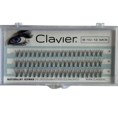 Купити Вії 10D пучкові Clavier Mix 8-10-12мм за 115 грн, фото - VISAGE