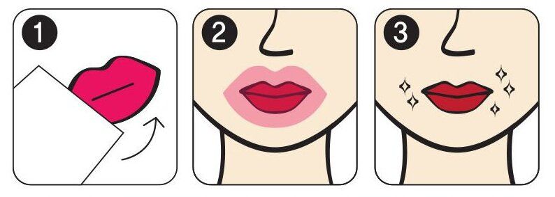 Купить Патчи для губ с экстрактом розы Beauugreen Hydrogel Glam Lip Mask Rose за 225 грн, фото - VISAGE