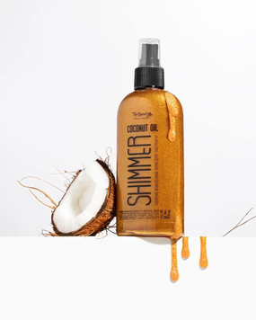 Купить Кокосовое масло для загара с шиммером Top Beauty Coconut Oil Shimmer за 155 грн, фото - VISAGE